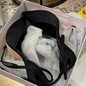 Elegant Black and Silver Heels